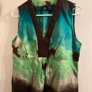 Shirt-Ladies Tye Dye V-neck Size MD